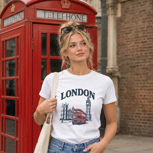 London Big Ben Retro Unisex T-Shirt