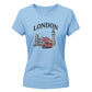 Retro London Print Ladies T-Shirt