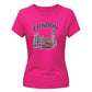 Retro London Print Ladies T-Shirt