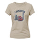 Retro London Print Ladies T-Shirt