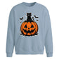 Halloween Pumpkin Cat Oversize Sweatshirt