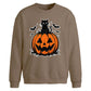 Halloween Pumpkin Cat Oversize Sweatshirt