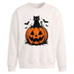 Halloween Pumpkin Cat Oversize Sweatshirt