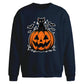 Halloween Pumpkin Cat Oversize Sweatshirt