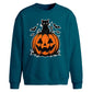 Halloween Pumpkin Cat Oversize Sweatshirt