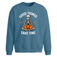 Good Things Take Time Halloween Oversize Sweatshirt