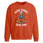 Good Things Take Time Halloween Oversize Sweatshirt