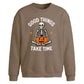 Good Things Take Time Halloween Oversize Sweatshirt