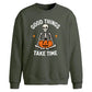 Good Things Take Time Halloween Oversize Sweatshirt