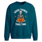 Good Things Take Time Halloween Oversize Sweatshirt