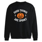Good Things Are Spooky Halloween Oversize Sweatshirt
