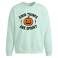Good Things Are Spooky Halloween Oversize Sweatshirt