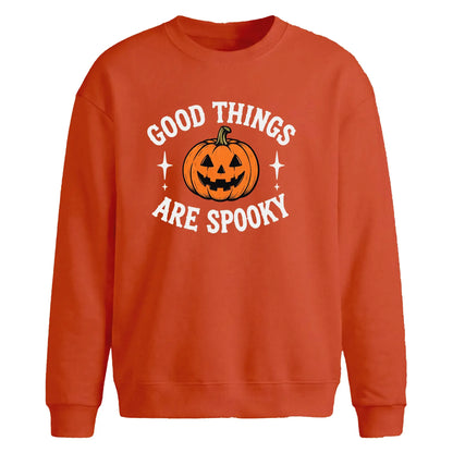 Good Things Are Spooky Halloween Oversize Sweatshirt