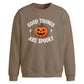 Good Things Are Spooky Halloween Oversize Sweatshirt