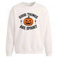 Good Things Are Spooky Halloween Oversize Sweatshirt