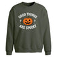 Good Things Are Spooky Halloween Oversize Sweatshirt