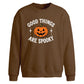 Good Things Are Spooky Halloween Oversize Sweatshirt