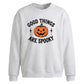 Good Things Are Spooky Halloween Oversize Sweatshirt