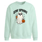 Stay Spooky Ghost Halloween Oversize Sweatshirt