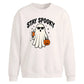 Stay Spooky Ghost Halloween Oversize Sweatshirt