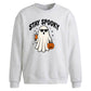 Stay Spooky Ghost Halloween Oversize Sweatshirt
