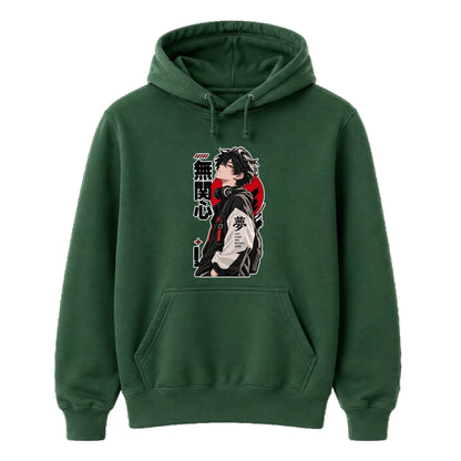 Anime Unisex Graphic Hoodie Streetwear Pullover
