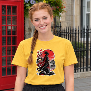 Japanese Samurai Graphic Anime Unisex T Shirt