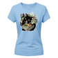 Anime Ladies Tshirt Ramen Cat Graphic Tee