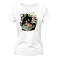 Anime Ladies Tshirt Ramen Cat Graphic Tee