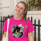 Anime Ladies Tshirt Ramen Cat Graphic Tee