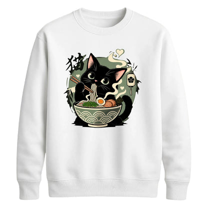 Cute Ramen Cat Anime Unisex Sweatshirt