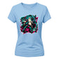 Anime Ladies Tshirt Cyberpunk Singer Graphic Tee