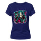 Anime Ladies Tshirt Cyberpunk Singer Graphic Tee