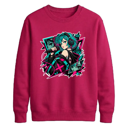 Anime Unisex Sweatshirt Graphic Pullover