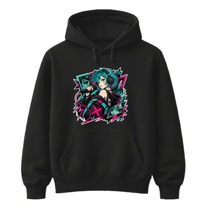 Graphic Anime Unisex Hoodie Pullover