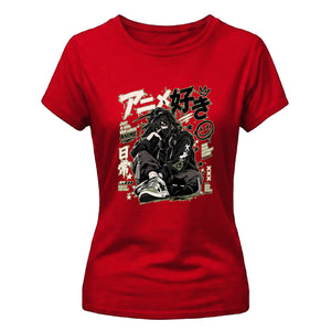 Anime Ladies Tshirt Graphic Streetwear Tee