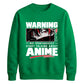 Warning Anime Graphic Unisex Sweatshirt