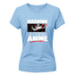 Warning Anime Talking Graphic Anime Ladies Tshirt