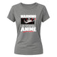 Warning Anime Talking Graphic Anime Ladies Tshirt