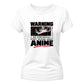 Warning Anime Talking Graphic Anime Ladies Tshirt