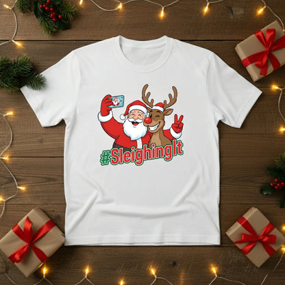 SleighingIt Christmas T-Shirt - PW200
