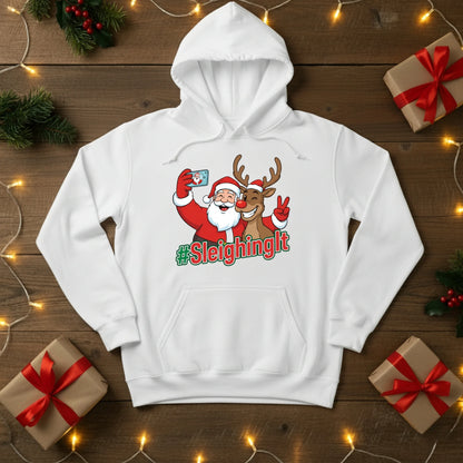 SleighingIt Christmas Hoodie - PW200