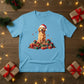 Golden Christmas Dog T-Shirt - PW201