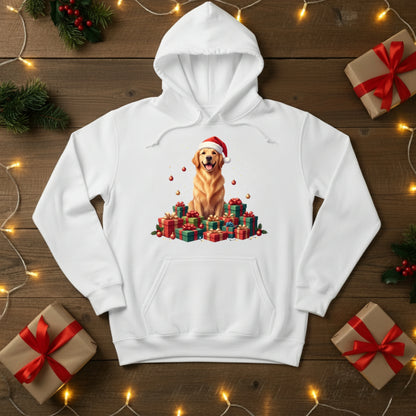 Golden Christmas Dog Hoodie - PW201
