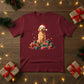 Golden Christmas Dog T-Shirt - PW201