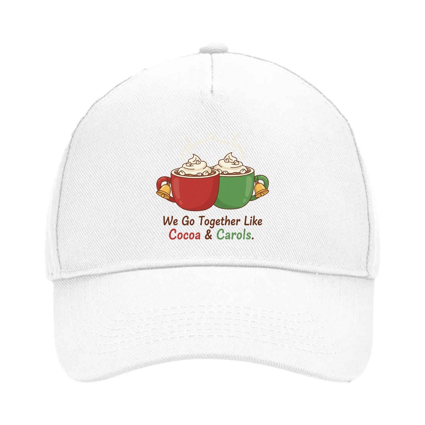 Christmas Cap - Classic Holiday Charm, Embroidered with Joy