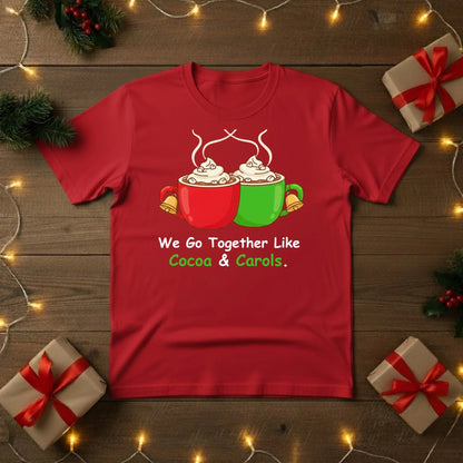 Cocoa & Carols Christmas T-Shirt - PW202