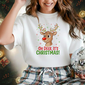 Reindeer Christmas T-Shirt - PW204
