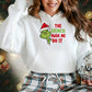 The Grinch Made Me Do It Christmas Hoodie - PW206
