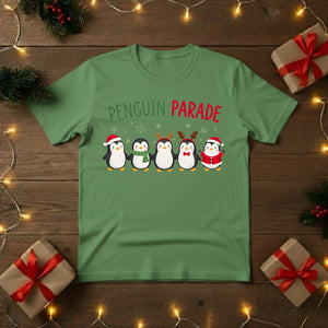 Penguin Parade Christmas T-Shirt - PW211
